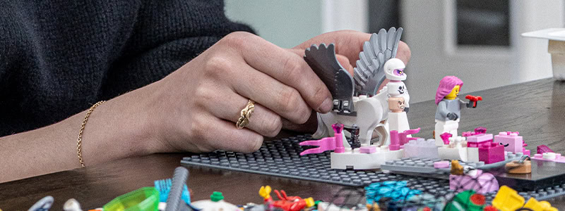 LSP-workshop styrker fællesskab og kreativ på arbejdspladsen i forbindelse med trivsels analyser. 